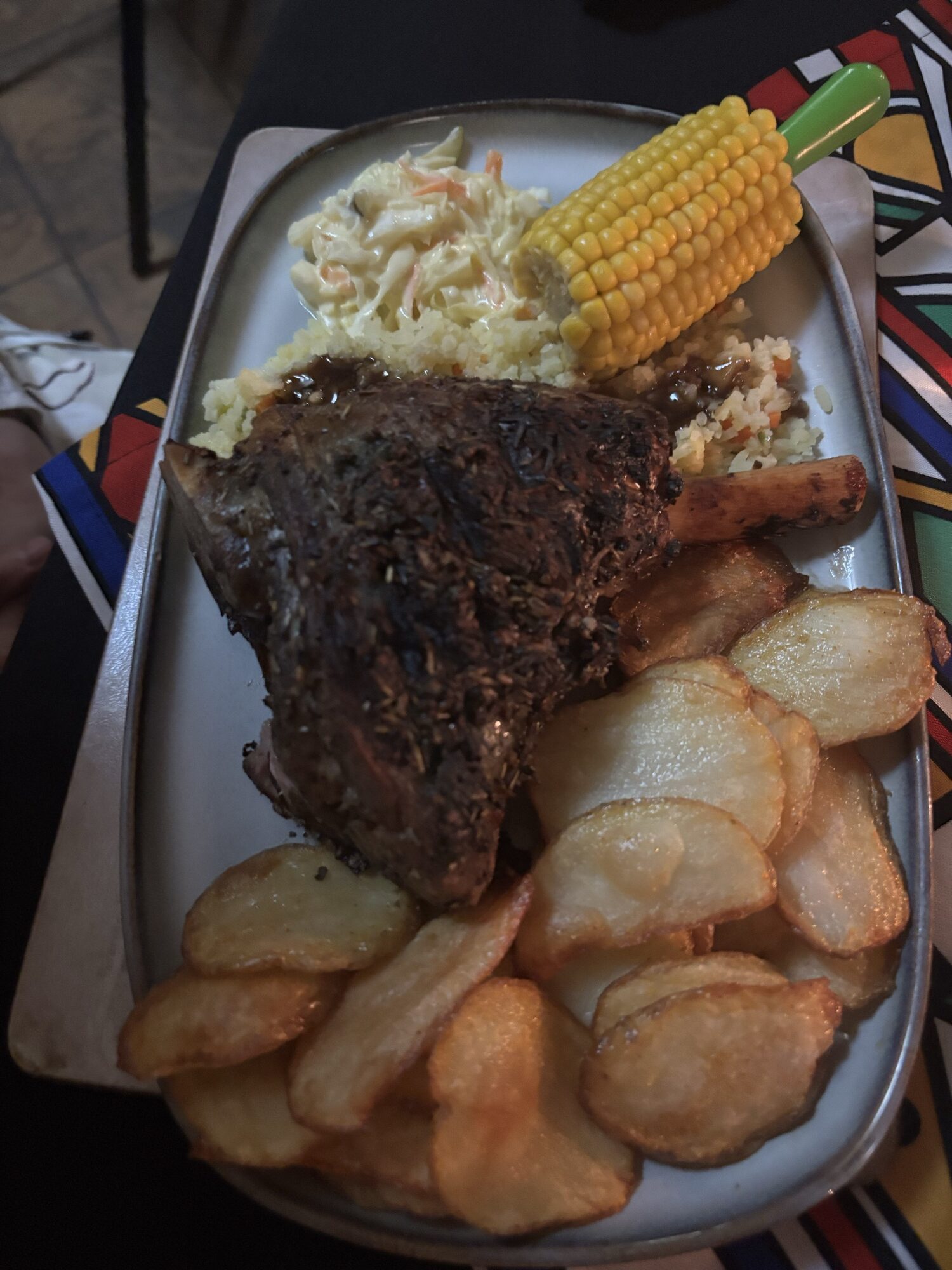 Cena en Graskop, base para recorrer la Ruta Panorámica