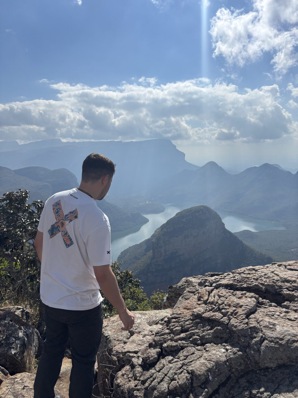 Mirador de los Three Rondavels sobre el Cañón del río Blyde