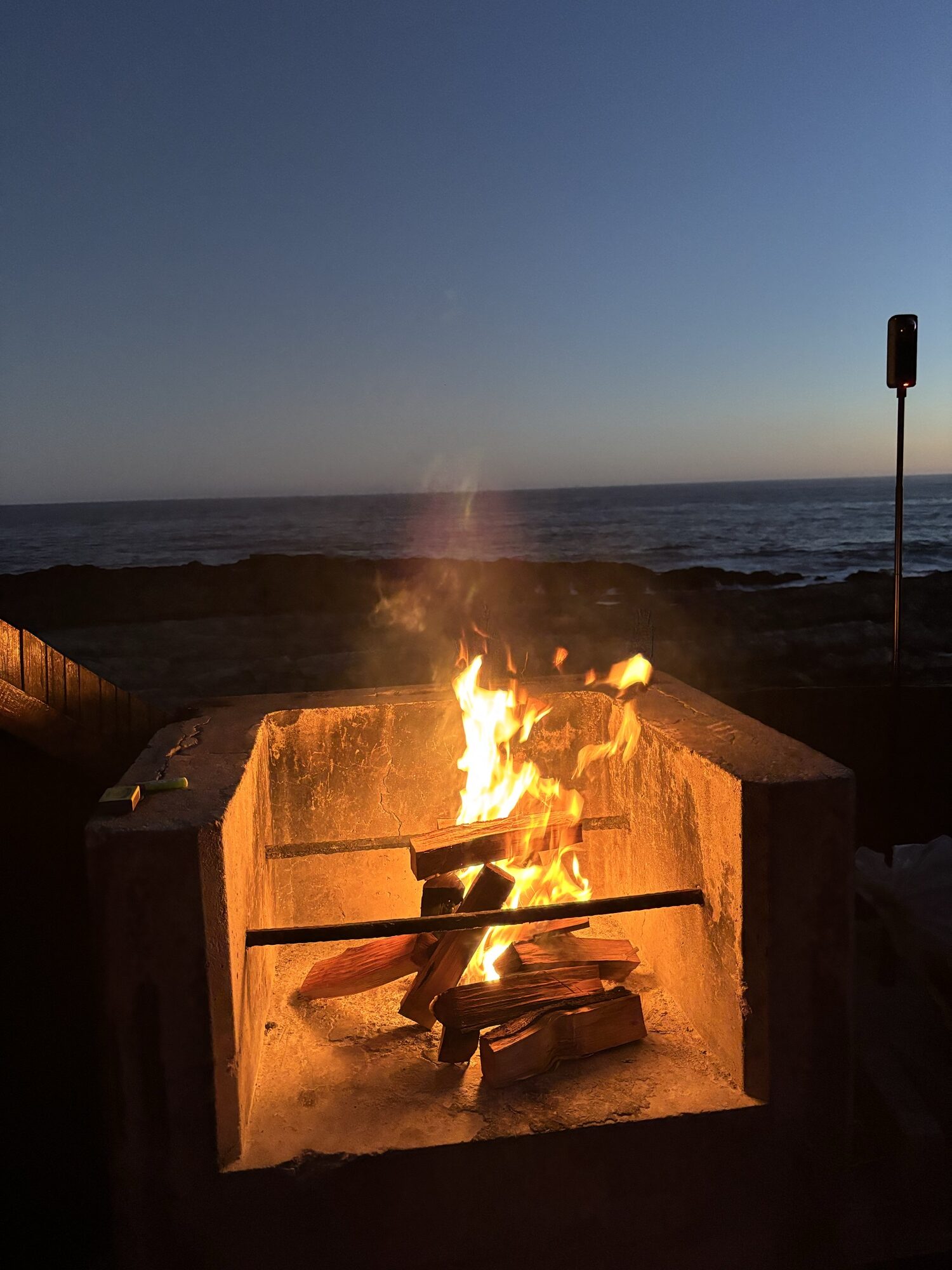 Nuestra primera barbacoa (braai) en Storms River