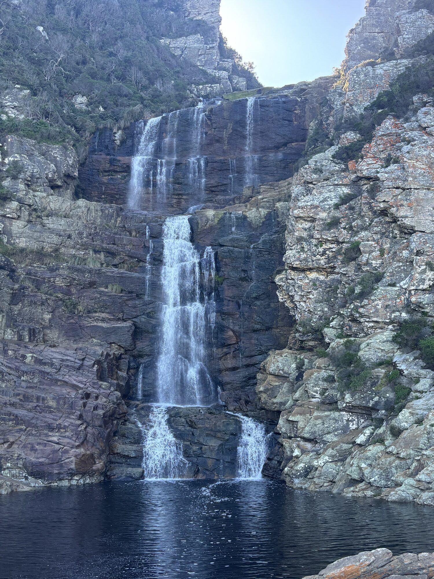Cascada al final del Waterfall Trail, en Tsitsikamma