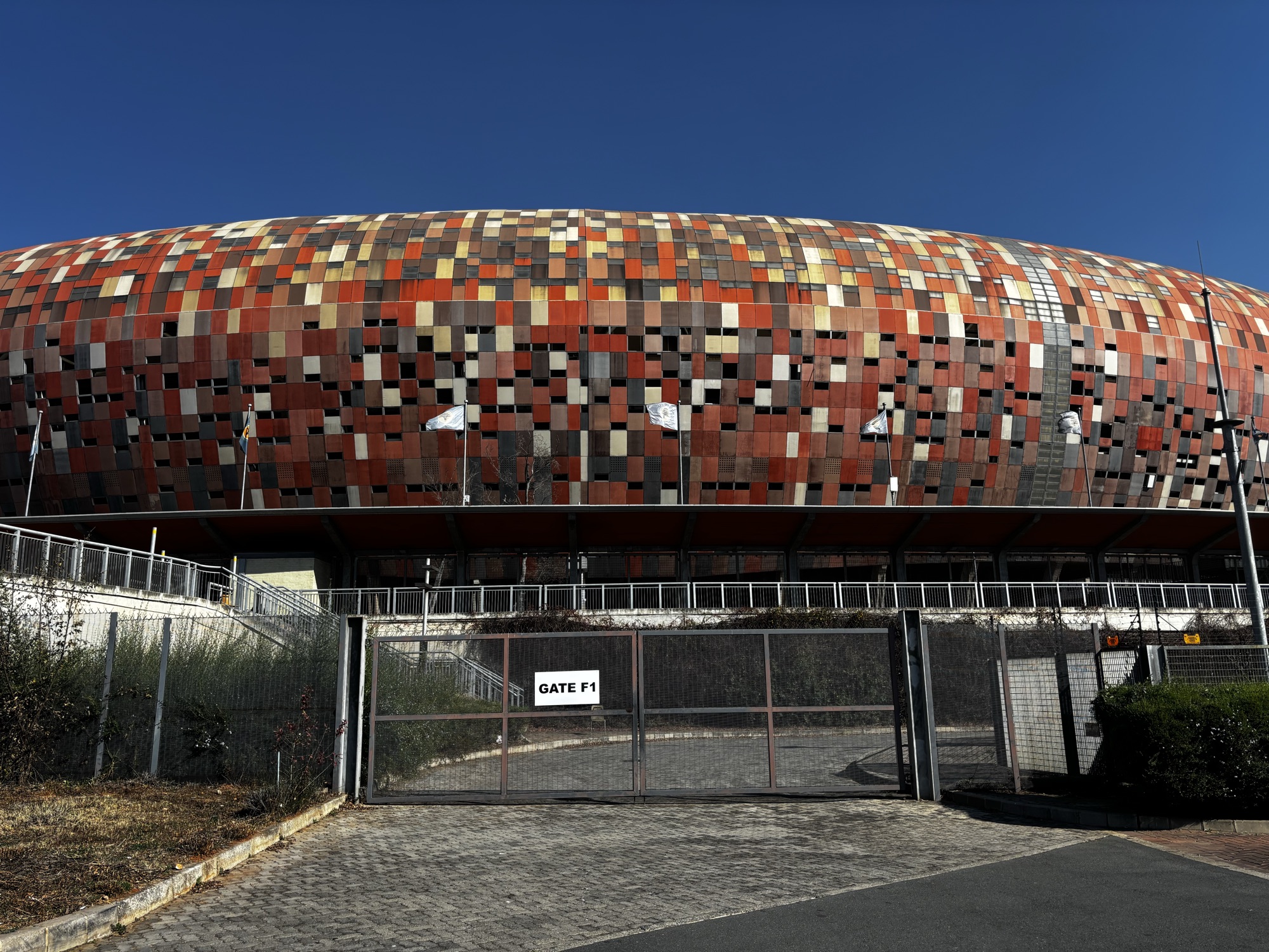El estadio Soccer City (FNB Stadium) de Johannesburgo