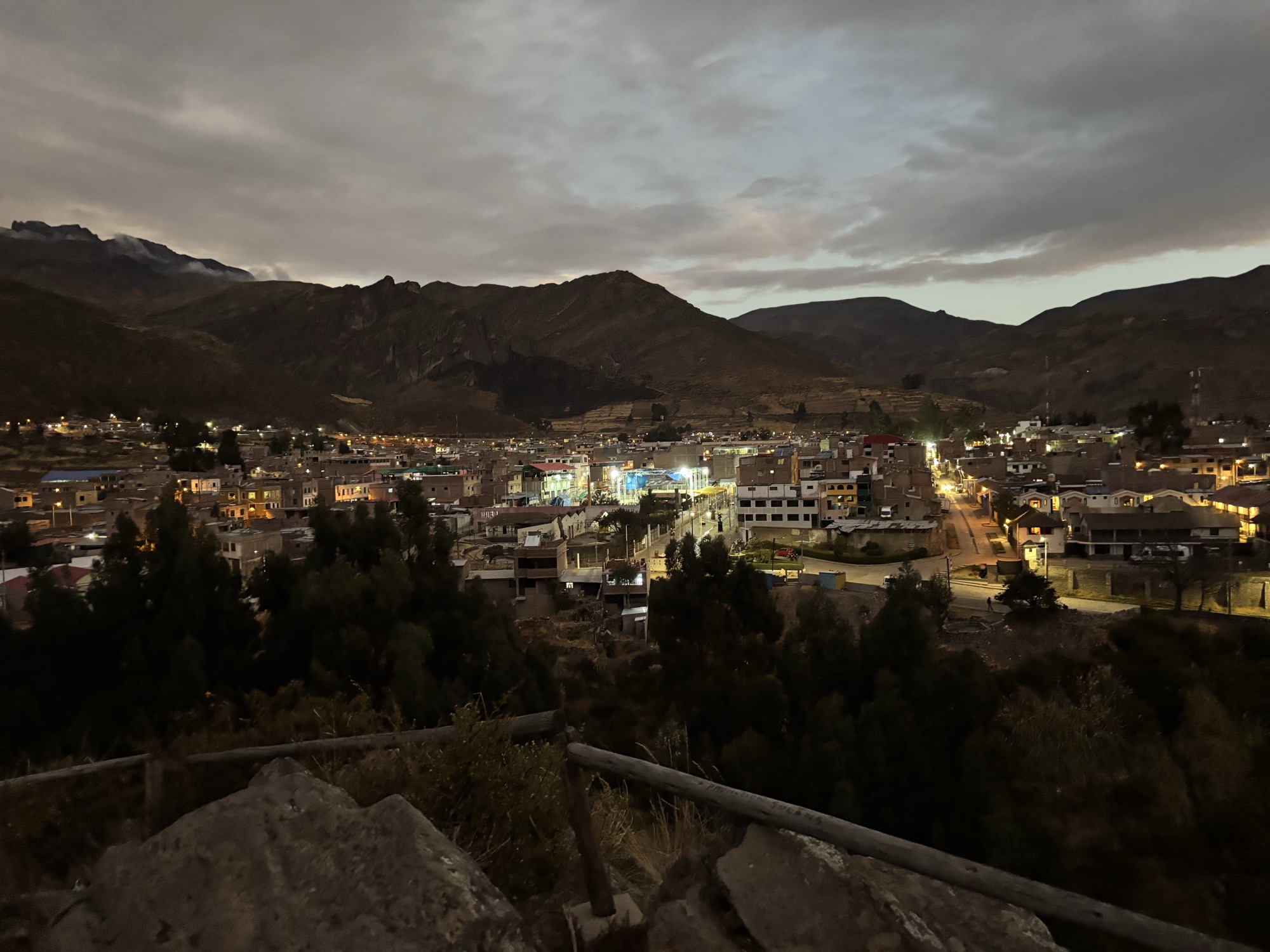 Mirador noche colca