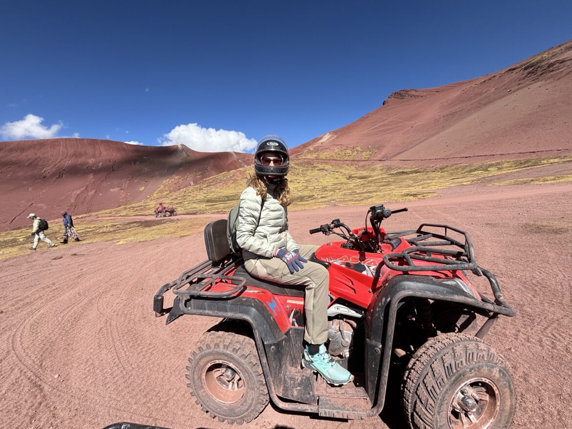Laura en quad valle rojo